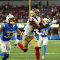 49ers Rookie WR De'Zhaun Stribling received a great endorsement from QB Brock Purdy this week.