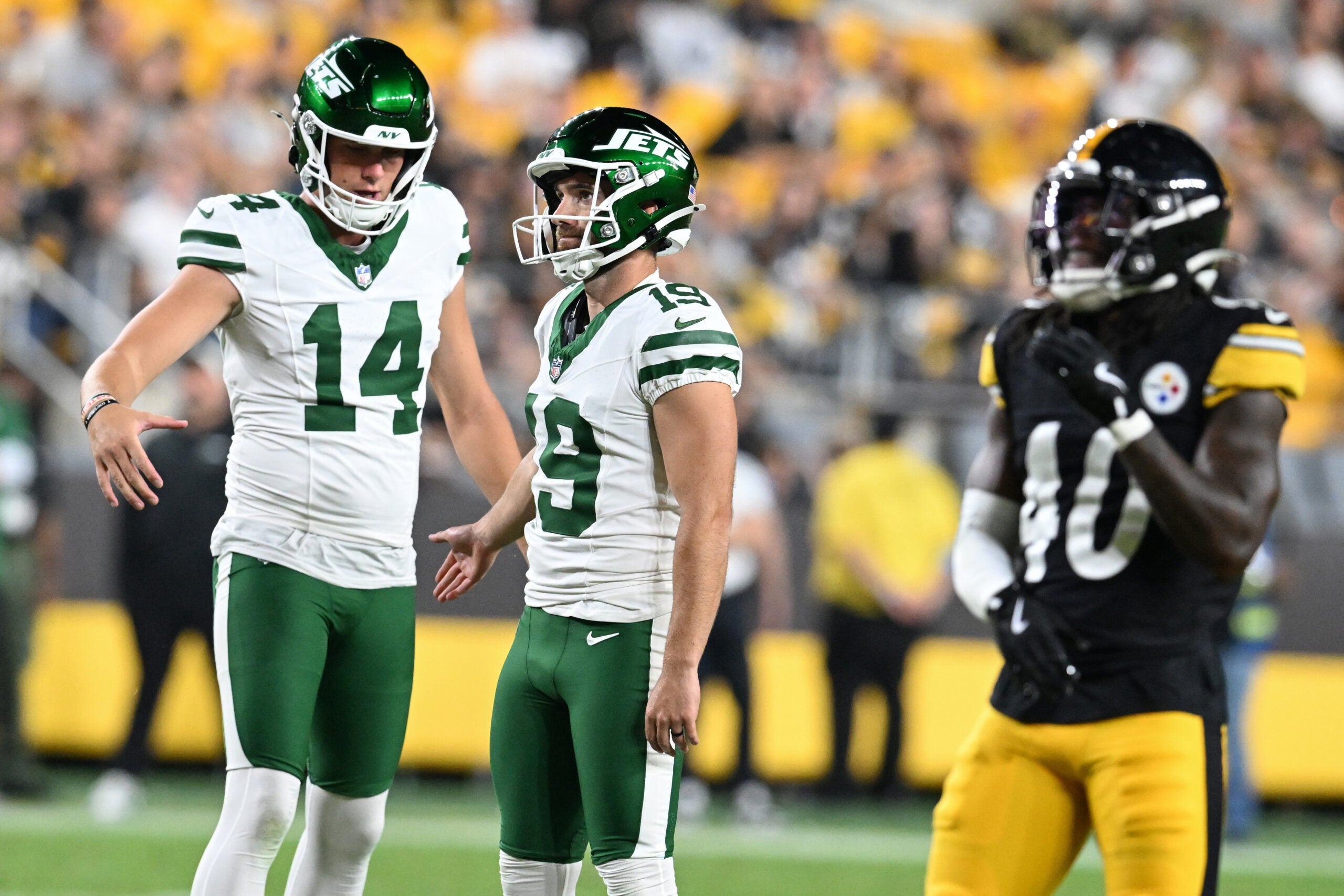 The New York Jets kicking room has been a debacle so far in 2026 with no end in sight.