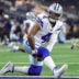 Aug 28, 2026; Arlington, Texas, USA; Dallas Cowboys quarterback Dak Prescott (4) warms up before the game against the New Orleans Saints at AT&T Stadium.