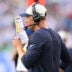 Aug 29, 2026; Nashville, Tennessee, USA; Chicago Bears head coach Ben Johnson in the second quarter against the Tennessee Titans at Nissan Stadium.