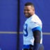 Aug 30, 2026; Woodland Hills, CA, USA; Los Angeles Rams defensive end Aaron Donald (99) at practice at the Rams Practice Facility.