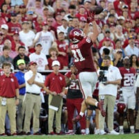 Oklahoma Sooners tight end Rocky Beers vs. UTEP