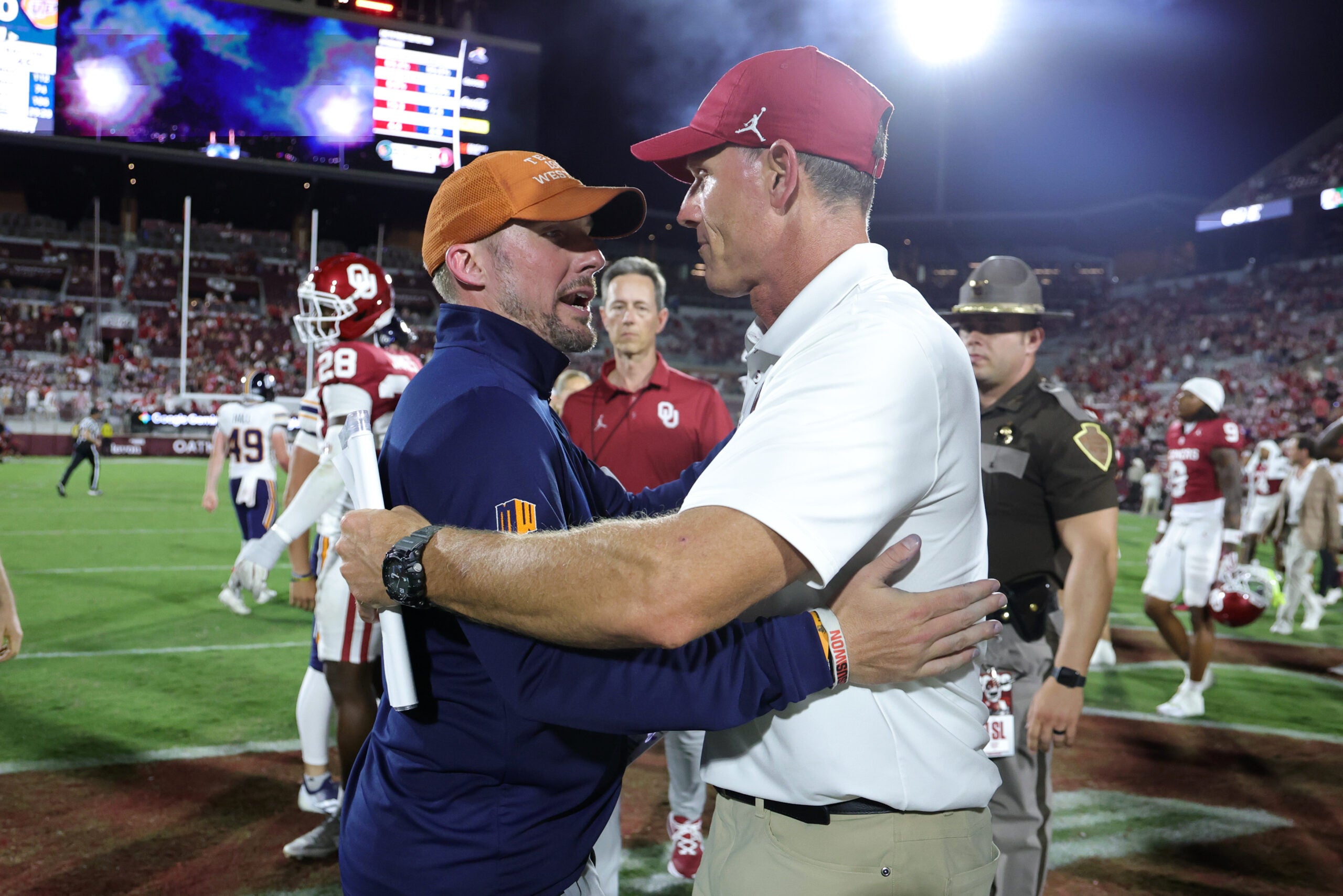 Oklahoma Sooners head coach Brent Venables UTEP