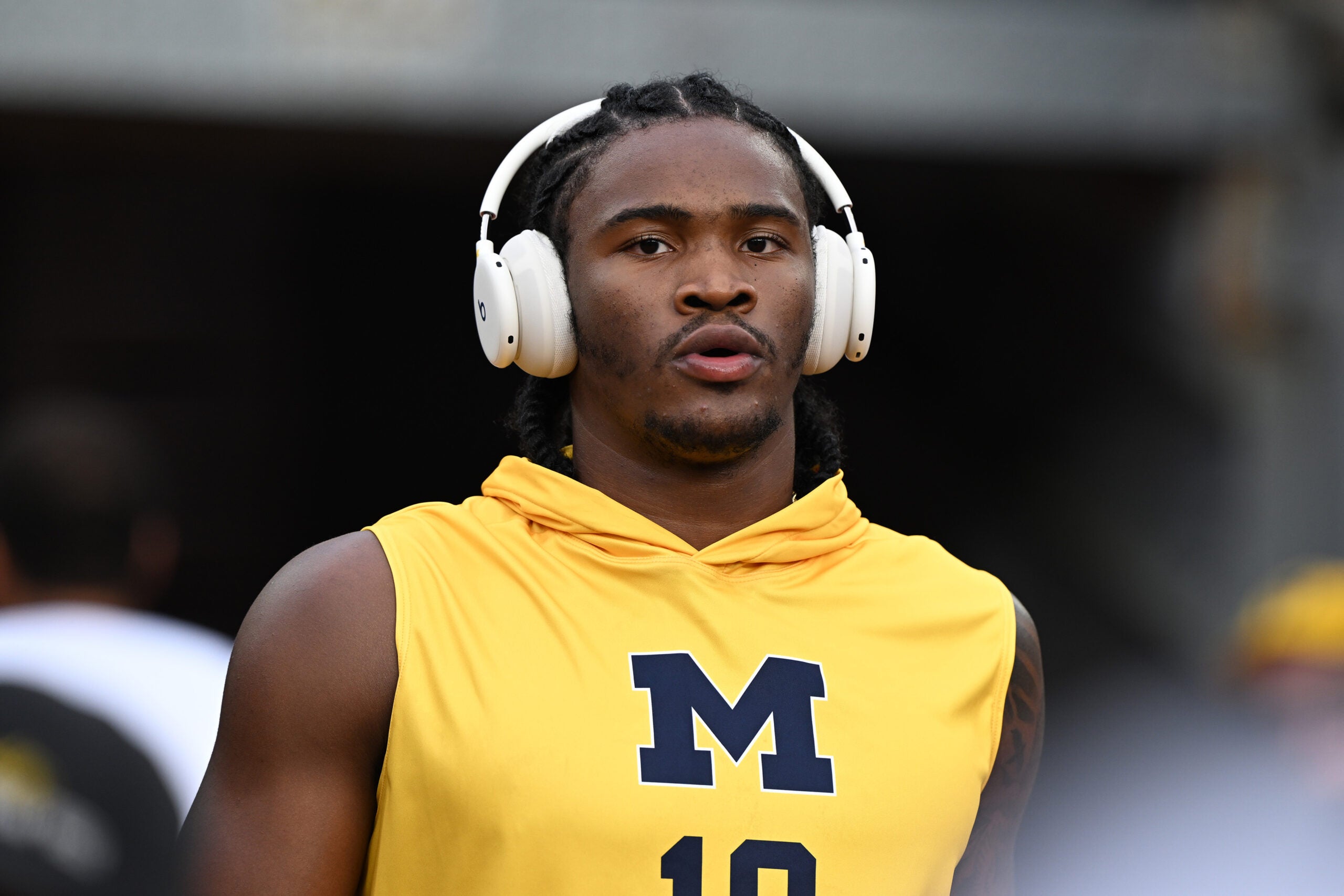 Michigan Wolverines quarterback Bryce Underwood