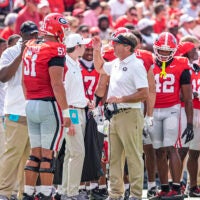 Georgia Bulldogs head coach Kirby Smart