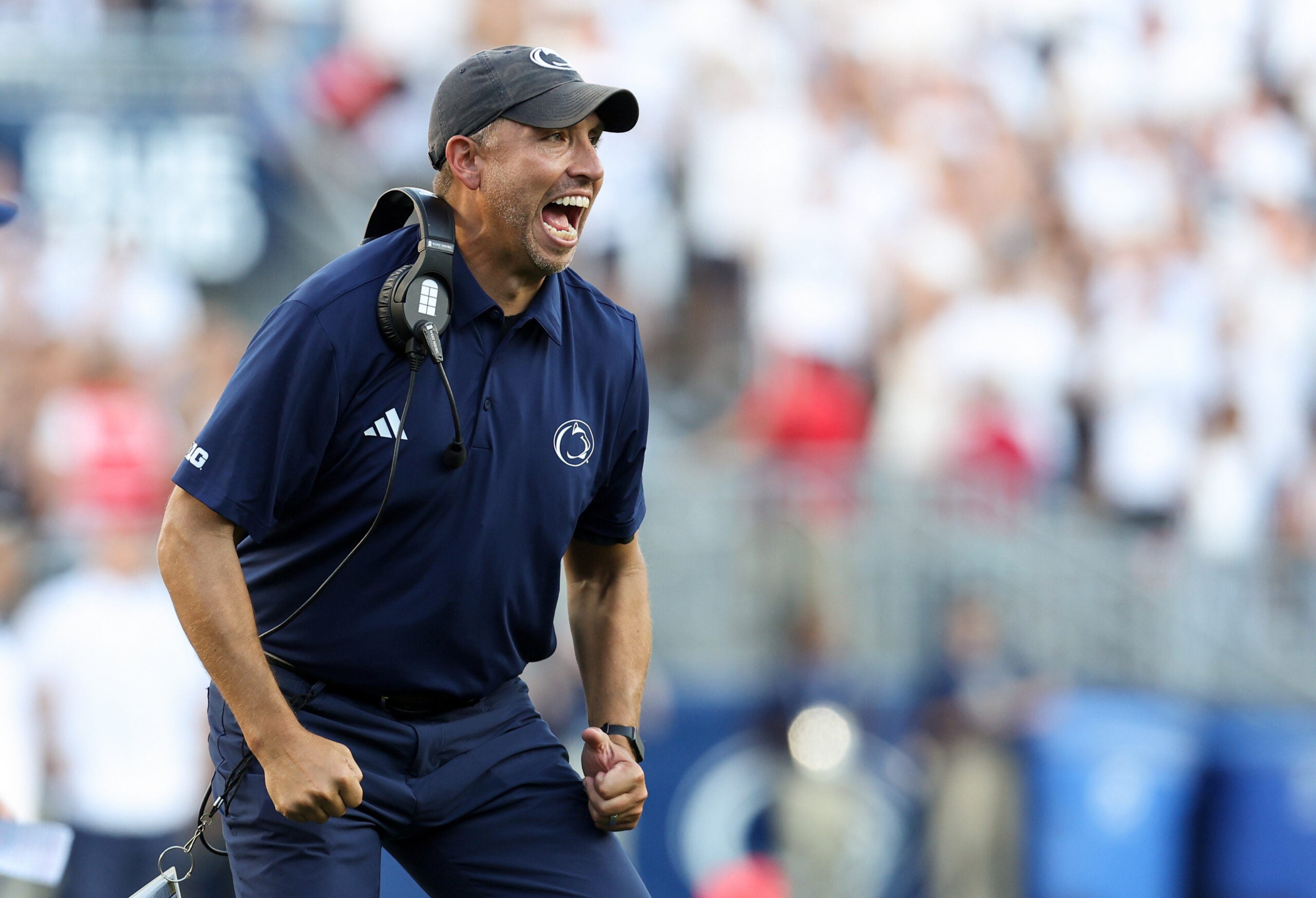Penn State football head coach Matt Campbell Week 1 win vs. Marshall