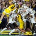 Michigan wide receiver JJ Buchanan (6) catches a 47-yard touchdown on a Hail Mary against Western Michigan to win, 13-12, as time expires in the fourth quarter at Michigan Stadium in Ann Arbor on Saturday, Sept. 5, 2026.