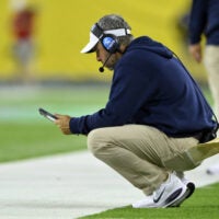 Ole Miss Rebels head coach Pete Golding Lane Kiffin LSU Tigers