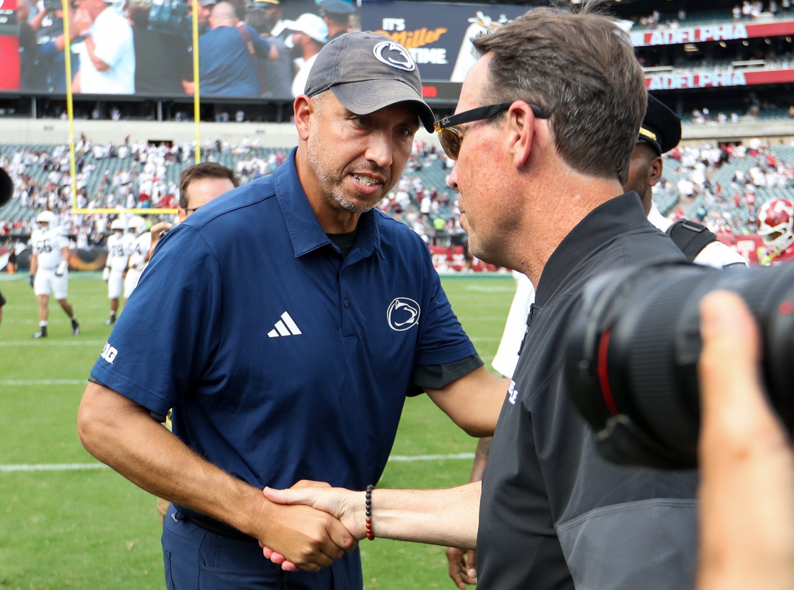 Penn State football head coach Matt campbell