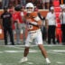 Sep 12, 2026; Austin, Texas, USA; Texas Longhorns quarterback Arch Manning (16) passes against the Ohio State Buckeyes during the first half at Darrell K Royal-Texas Memorial Stadium.