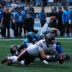 Sep 13, 2026; Charlotte, North Carolina, USA; Chicago Bears wide receiver Kaden Davis (81) recovers a muffed punt return by Carolina Panthers wide receiver Jimmy Horn Jr. (15) in the second quarter at Bank of America Stadium.