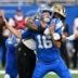 Sep 13, 2026; Detroit, Michigan, USA; Detroit Lions quarterback Jared Goff (16) throws an incomplete pass as New Orleans Saints defensive end Chase Young (99) applies the pressure during the second quarter at Ford Field.