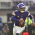Sep 13, 2026; Minneapolis, Minnesota, USA; Minnesota Vikings quarterback Kyler Murray (1) runs the ball against the Green Bay Packers during the first half at U.S. Bank Stadium.