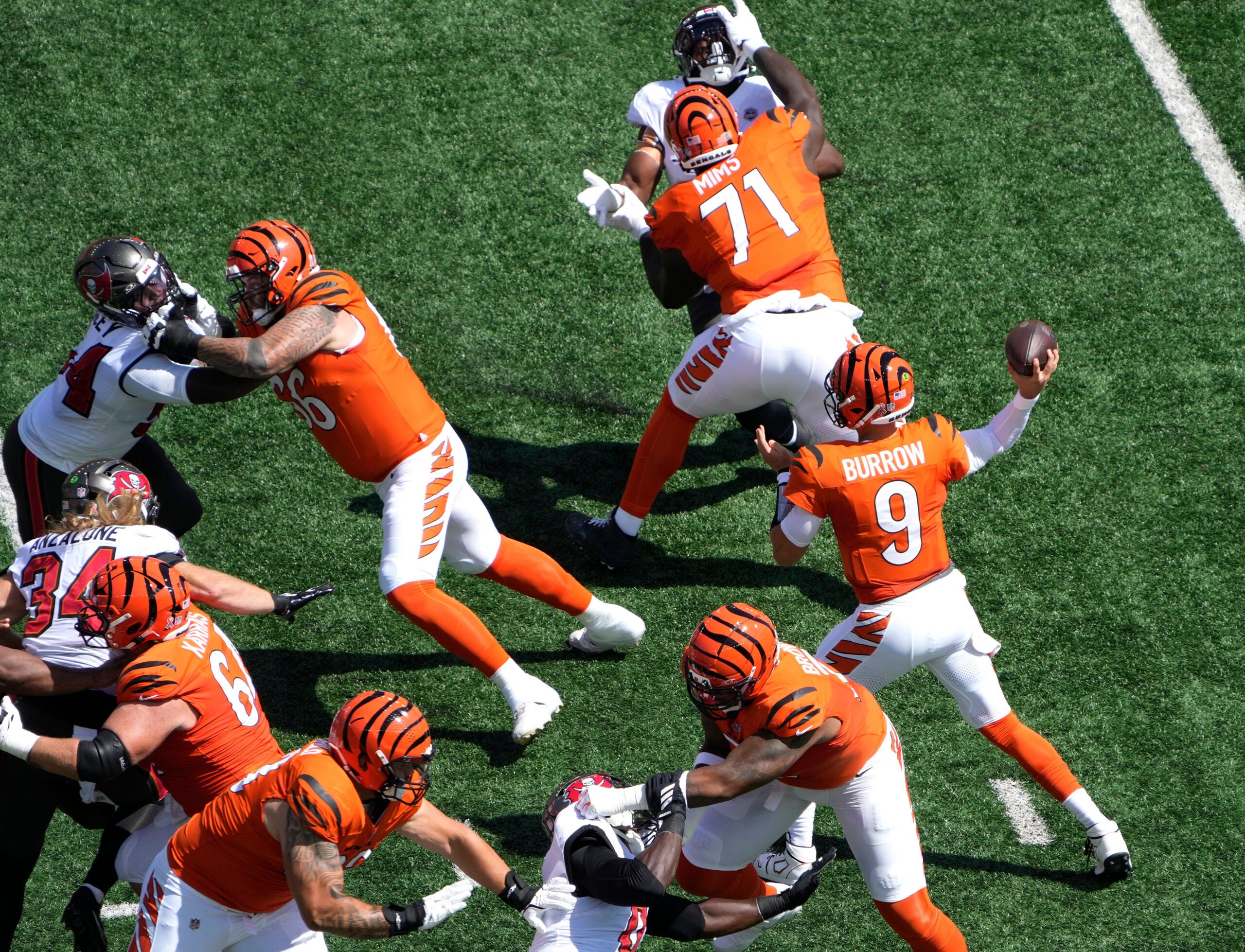 Bengals offensive line