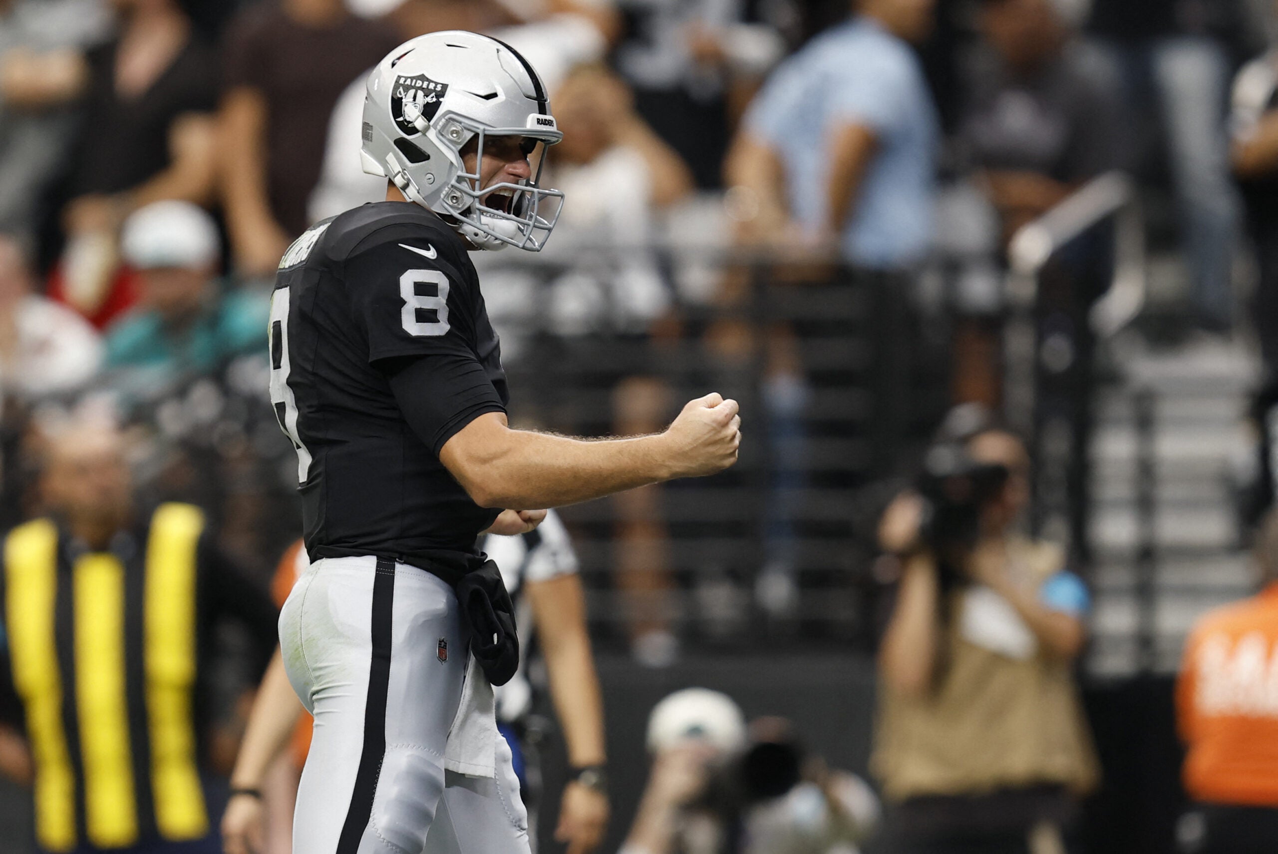 Las Vegas Raiders quarterback Kirk Cousins