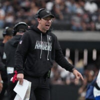 Las Vegas Raiders head coach Klint Kubiak