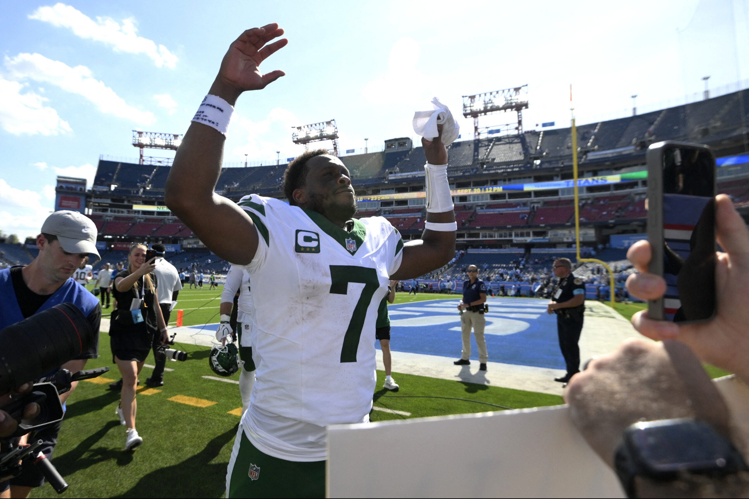 The New York Jets defeated the Tennessee Titans 23-10 in their 2026 season opener.