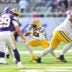 Sep 13, 2026; Minneapolis, Minnesota, USA; Green Bay Packers running back MarShawn Lloyd (32) runs the ball during the second half against the Minnesota Vikings at U.S. Bank Stadium.