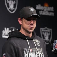 Las Vegas Raiders head coach Klint Kubiak
