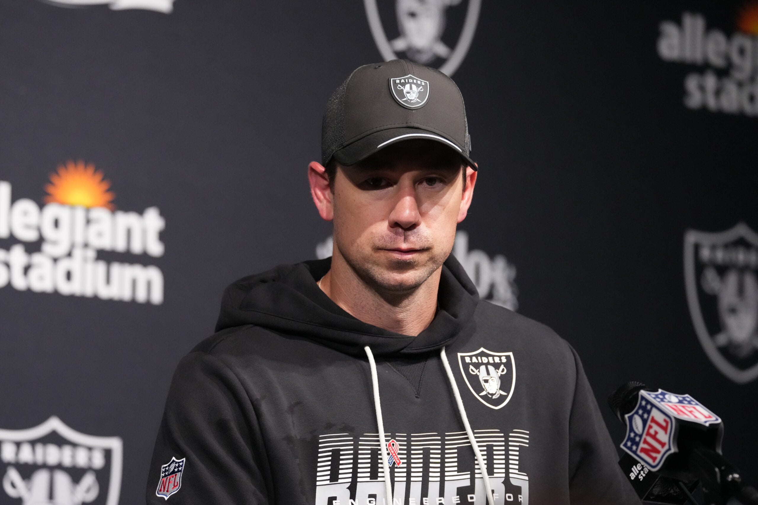 Las Vegas Raiders head coach Klint Kubiak