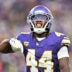Sep 13, 2026; Minneapolis, Minnesota, USA; Minnesota Vikings safety Joshua Metellus (44) celebrates the win after the game against the Green Bay Packers at U.S. Bank Stadium.