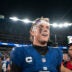 New York Giants quarterback Jaxson Dart (6) walks off the field following a 28-20 victory during a week one opening game between the New York Giants and Dallas Cowboys at Metlife Stadium on Sunday, Sept. 13, 2026, in East Rutherford, NJ.