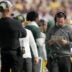 Green Bay Packers head coach Matt LaFleur is shown during the first quarter of their game against the Minnesota Vikings Sunday, Sept. 13, 2026 at U.S. Bank Stadium in Minneapolis, Minnesota.