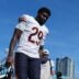 Sep 13, 2026; Charlotte, North Carolina, USA; Chicago Bears cornerback Tyrique Stevenson (29) walks off the field after the game at Bank of America Stadium.
