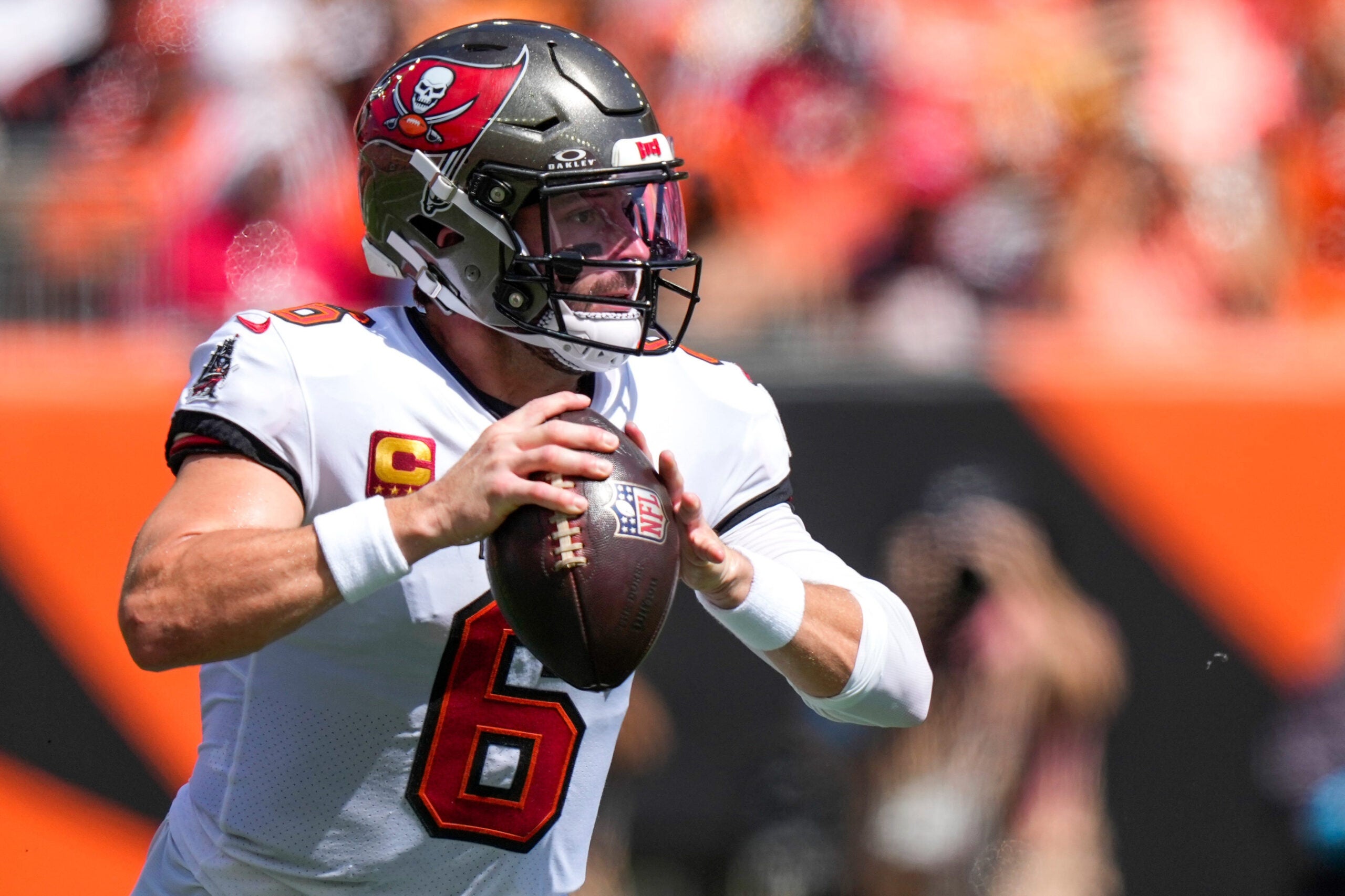 Baker Mayfield will get one of his top weapons back in Jalen McMillan when the Buccaneers host the Browns in Week 2.