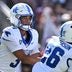 Sep 19, 2026; College Station, Texas, USA; Kentucky Wildcats quarterback Kenny Minchey (3) hands off the ball to running back Jason Patterson (26) during the second quarter against the Texas A&M Aggies at Kyle Field.