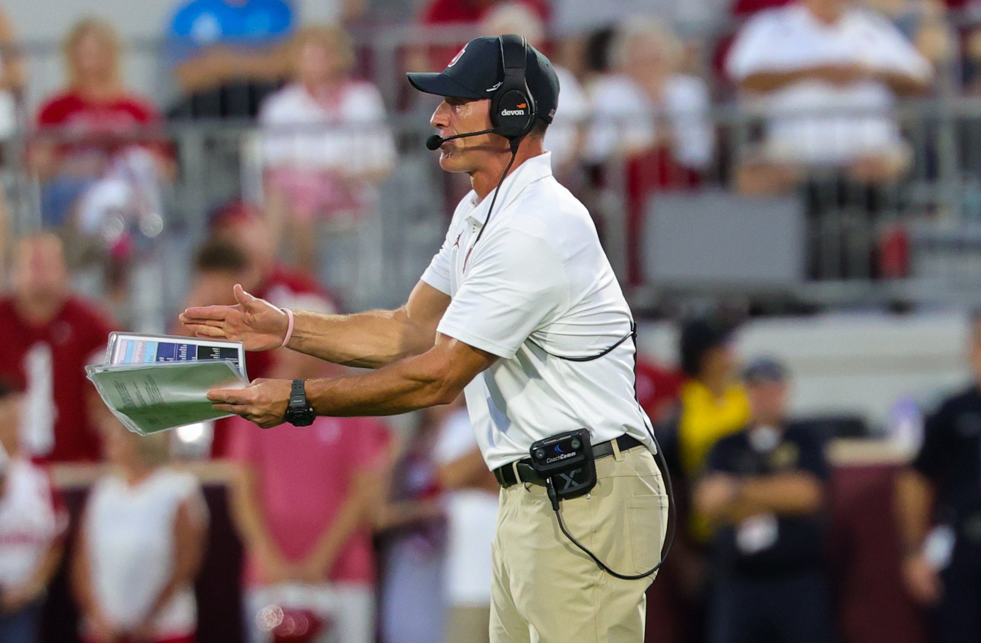 Oklahoma Sooners head coach Brent Venables offense New Mexico