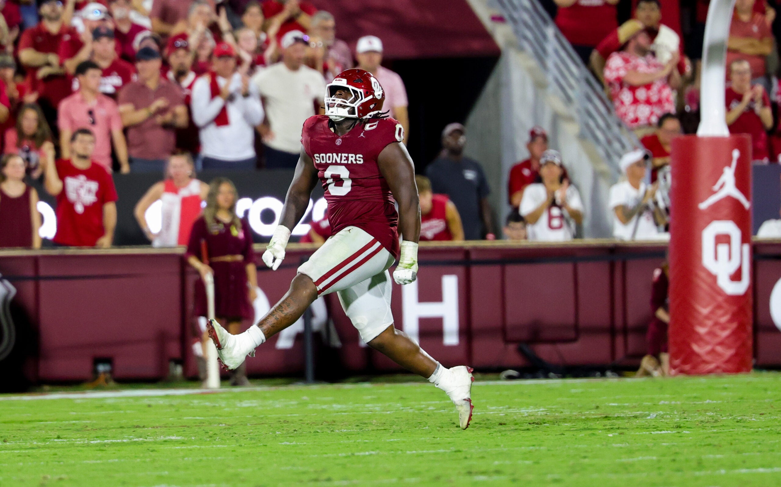Oklahoma Sooners defensive tackle David Stone