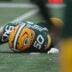 Sep 20, 2026; East Rutherford, New Jersey, USA; Green Bay Packers offensive line Zach Bako-Bewele (50) lays on the turf with an apparent injury during the first quarter against the New York Jets at MetLife Stadium.