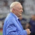 Sep 20, 2026; Arlington, Texas, USA; Dallas Cowboys owner Jerry Jones looks on before a game against the Washington Commanders and at AT&T Stadium.