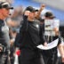Las Vegas Raiders head coach Klint Kubiak wide receiver Cody White Los Angeles Chargers