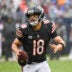 Sep 20, 2026; Chicago, Illinois, USA; Chicago Bears quarterback Caleb Williams (18) scrambles against the Minnesota Vikings during the second half at Soldier Field.