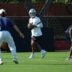 Sep 25, 2026; Rio de Janeiro, Brazil; Dallas Cowboys quarterback Dak Prescott (4) throws the ball during practice at the Clube de Regatas do Flamengo training ground.