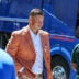 Florida head coach Jon Sumrall gets off the buss during gator walk before an NCAA football game against Mississippi at Steve Spurrier Field at Ben Hill Griffin Stadium in Gainesville, FL on Saturday, September 26, 2026.