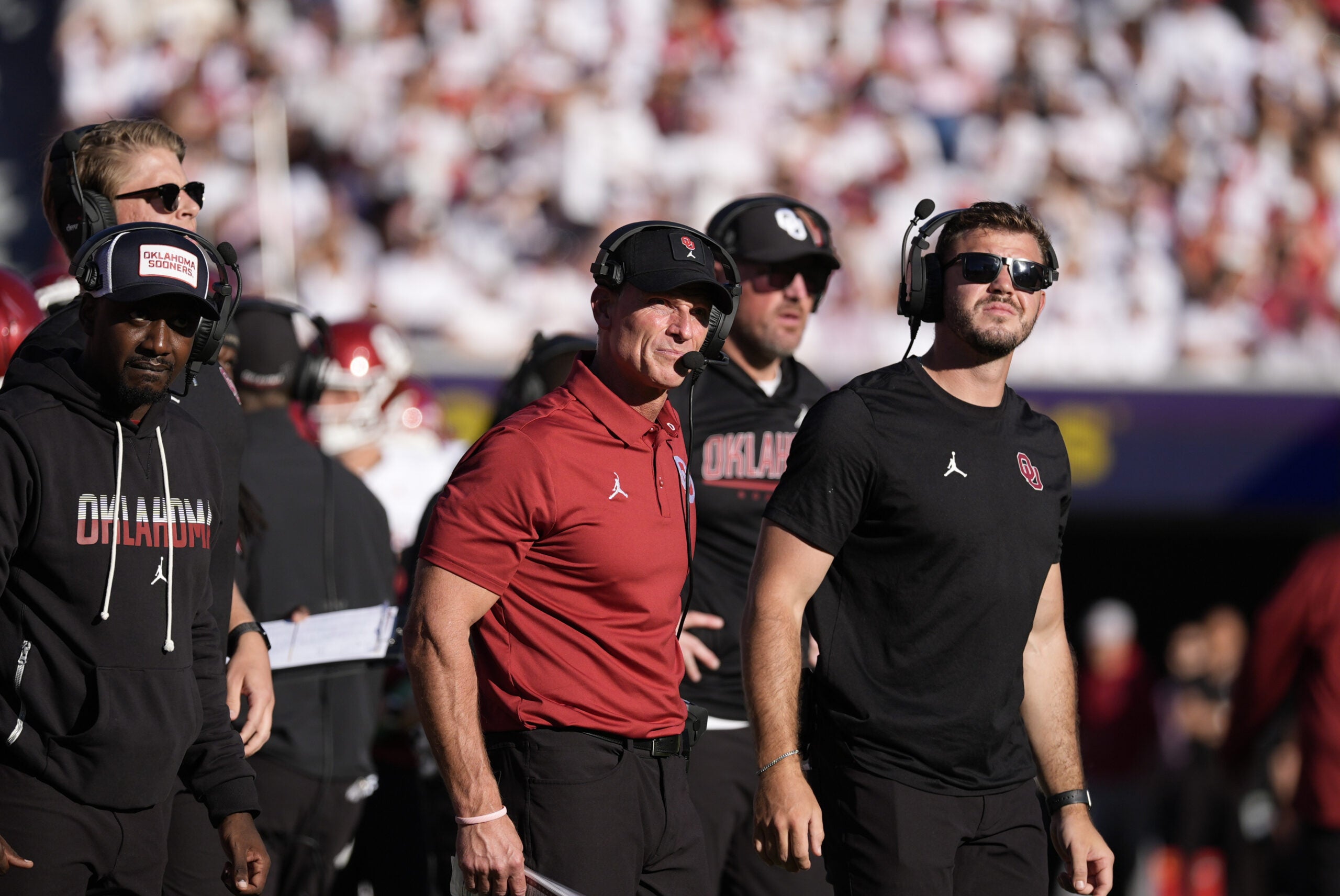 Oklahoma Sooners head coach Brent Venables