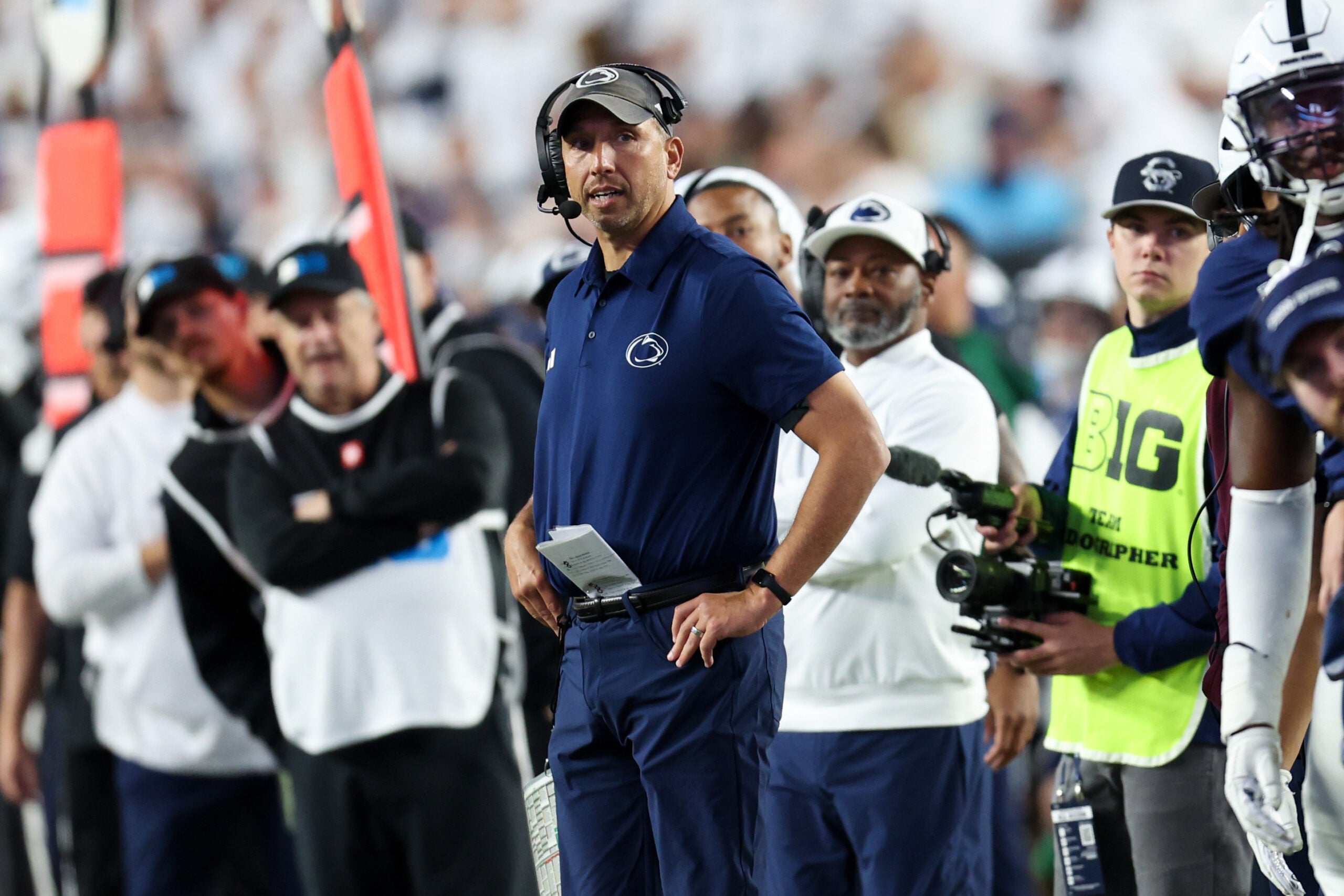 Penn State head coach Matt Campbell vs. Wisconsin