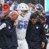 The Titans offensive line is dealing with a couple of key injuries.