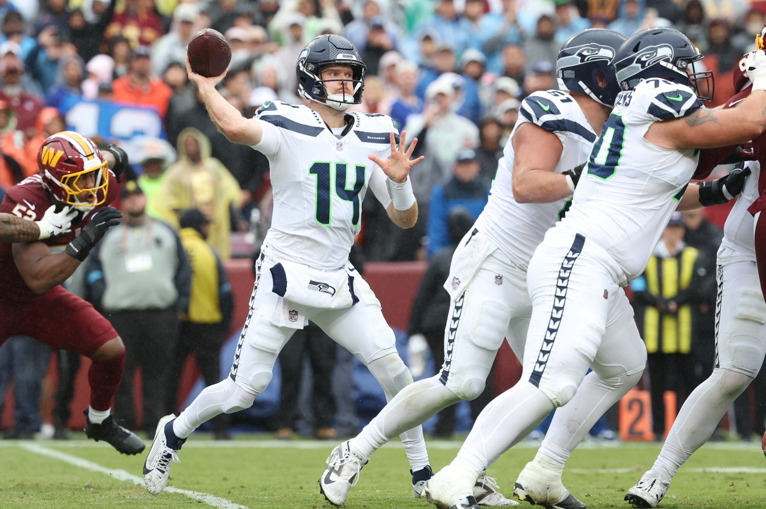 The Seattle Seahawks lost in an improbable fashion to the Washington Commanders.