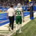 New York Jets running back Breece Hall left their Week 3 contest early with a quad injury.