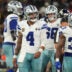 Sep 27, 2026; Rio De Janeiro, BRA; Dallas Cowboys quarterback Dak Prescott (4) looks on during the game against the Baltimore Ravens at Maracana Stadium.