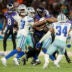 Football - NFL - Baltimore Ravens v Dallas Cowboys - Estadio Maracana, Rio de Janeiro, Brazil - September 27, 2026 Baltimore Ravens' Justice Hill in action with Dallas Cowboys' Shavon Revel Jr.
