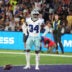 Sep 27, 2026; Rio De Janeiro, BRA; (Editors Notes: Caption Correction) Dallas Cowboys safety Jalen Thompson (34) looks on after being called for a penalty against the Baltimore Ravens at Maracana Stadium.