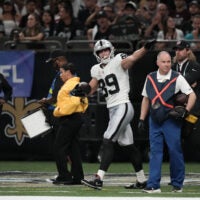 Las Vegas Raiders tight end Brock Bowers