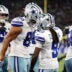 Football - NFL - Baltimore Ravens v Dallas Cowboys - Estadio Maracana, Rio de Janeiro, Brazil - September 27, 2026 Dallas Cowboys' KaVontae Turpin celebrates scoring their third touchdown with Brevyn Spann-Ford
