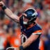 Sep 27, 2026; Denver, Colorado, USA; Denver Broncos quarterback Bo Nix (10) celebrates after scoring a touchdown against the Los Angeles Rams during the second half at Empower Field at Mile High.
