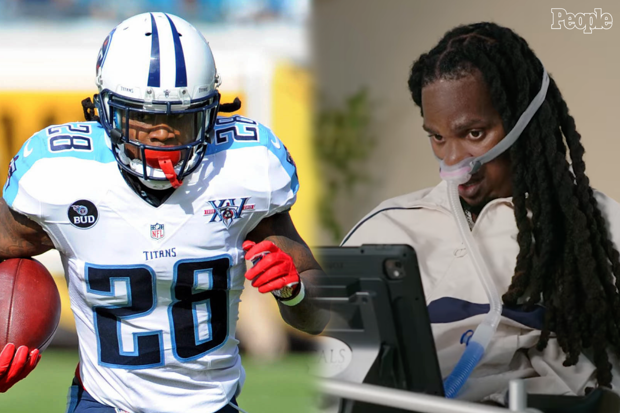 Chris Johnson ALS football People Magazine interview